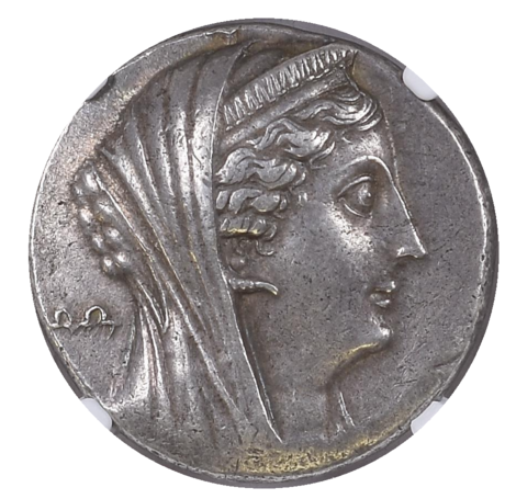 Arsinoe II Decadrachma Silver Coin
